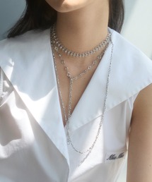 ファンタジー レイヤード ネックレス (3P) / Fantasy layered necklace (3P)