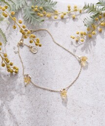 HARIO Lampwork Factory（ハリオランプワークファクトリー）の「【HARIO Lampwork Factory】ブレスレット ひとふさのミモザ（ブレスレット）」