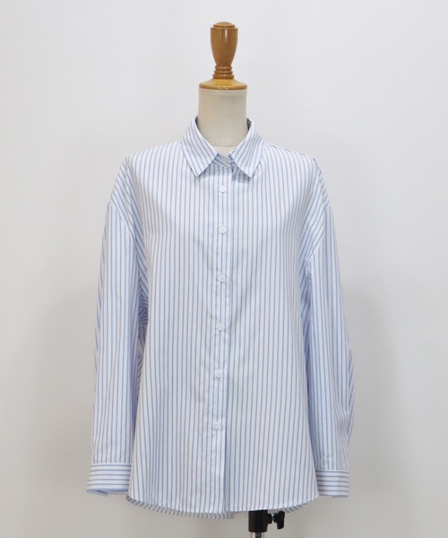 J by blue(ジェイバイブルー)の「カラーストライプシャツ(シャツ/ブラウス・レディース・ピンク/ホワイト/ブルー・MEDIUM)」の21枚目の写真