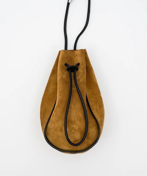 ITTI（イッチ）の「HERRIE KINCHAKU POUCH - GPM / MOSSA LD N（ショルダーバッグ・レディース・ブラウン・FREE）」の2枚目の写真