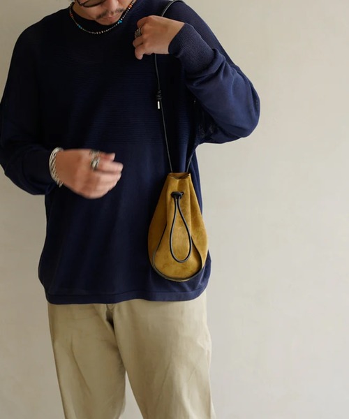 ITTI（イッチ）の「HERRIE KINCHAKU POUCH - GPM / MOSSA LD N（ショルダーバッグ・レディース・ブラウン・FREE）」の6枚目の写真