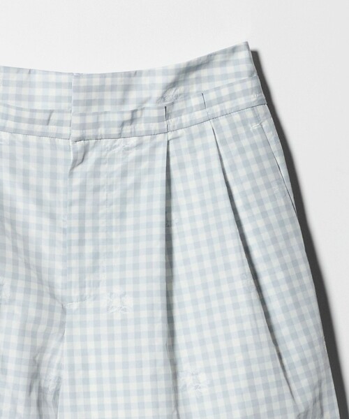 UNITED ARROWS（ユナイテッドアローズ）の「ギンガムチェック フラワー ジャガード ワイドパンツ ‐ウォッシャブル‐（その他パンツ・レディース・オフホワイト/ブラック・38/36）」の22枚目の写真