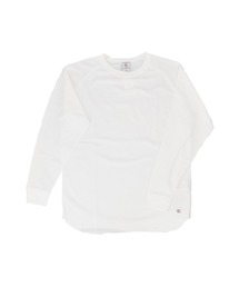 JEMORGAN CVCワッフル ラグラン裾ラウンドL S-T