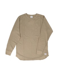 JEMORGAN CVCワッフル ラグラン裾ラウンドL S-T