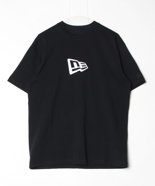 NEW ERA(ニューエラ)の「ニューエラ SS CT TEE FLAG LOGO MID BLK 261(Tシャツ/カットソー・メンズ・ブラック・M/L/LL)」の3枚目の写真