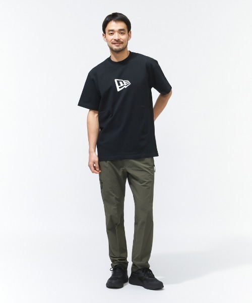 NEW ERA(ニューエラ)の「ニューエラ SS CT TEE FLAG LOGO MID BLK 261(Tシャツ/カットソー・メンズ・ブラック・M/L/LL)」の7枚目の写真