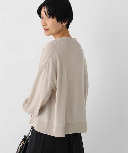 Elura（エルーラ）の「サマープロテクトジップカーディガン/659658（カーディガン/ボレロ・レディース・グレイッシュベージュ/ブラック/ダークブラウン/ホワイト・FREE）」の9枚目の写真