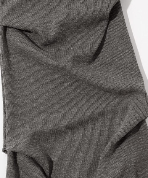 KIJIKO（キジコ）の「ke609-Shirring Skirt Leggings Ash Brown（スウェットパンツ・レディース・アッシュブラウン・FREE）」の2枚目の写真