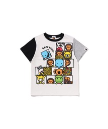 A BATHING APE | BABY MILO FRIENDS BLOCK TEE(Tシャツ/カットソー)