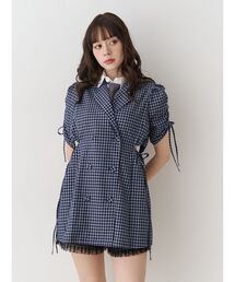 jouetie | ギャザースリーブジャケットミニワンピース(ワンピース)