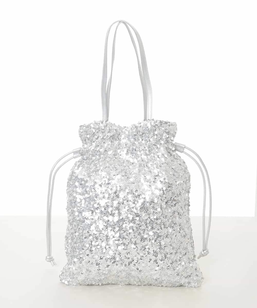 MK MICHEL KLEIN(エムケーミッシェルクラン)の「スパンコール2WAYトートバッグ(トートバッグ・レディース・シルバー/ブラック・38)」の7枚目の写真