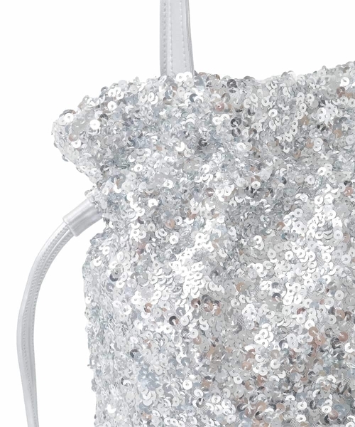 MK MICHEL KLEIN(エムケーミッシェルクラン)の「スパンコール2WAYトートバッグ(トートバッグ・レディース・シルバー/ブラック・38)」の11枚目の写真