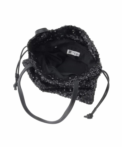 MK MICHEL KLEIN(エムケーミッシェルクラン)の「スパンコール2WAYトートバッグ(トートバッグ・レディース・シルバー/ブラック・38)」の3枚目の写真