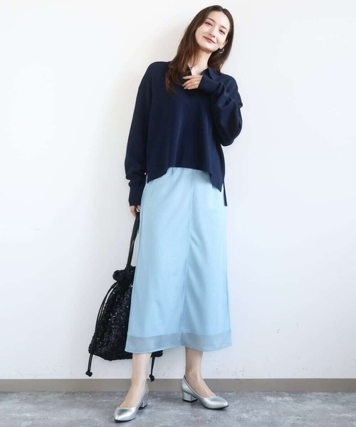 MK MICHEL KLEIN(エムケーミッシェルクラン)の「スパンコール2WAYトートバッグ(トートバッグ・レディース・シルバー/ブラック・38)」の5枚目の写真