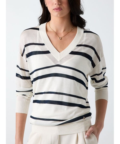 Guess(ゲス)の「SUMMER Sweater セーター サマーセーター(ニット/セーター・レディース・アイボリー・LARGE/MEDIUM/SMALL/X-SMALL)」の5枚目の写真
