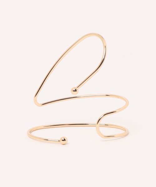 TONE SELECT GOODS（トーンセレクトグッズ）の「【resonance】シンプルデザイン メタル パームカフ(右手用)（バングル/リストバンド・レディース・ゴールド・FREE）」の6枚目の写真