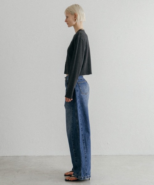 CREDONA（クレドナ）の「THERMAL HOOK CD/サーマルホックカーデ（カーディガン/ボレロ・レディース・アイボリー/グレー・FREE）」の17枚目の写真