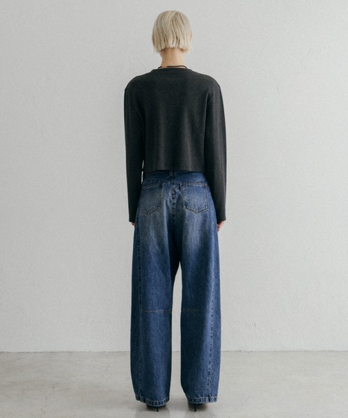 CREDONA（クレドナ）の「THERMAL HOOK CD/サーマルホックカーデ（カーディガン/ボレロ・レディース・アイボリー/グレー・FREE）」の18枚目の写真