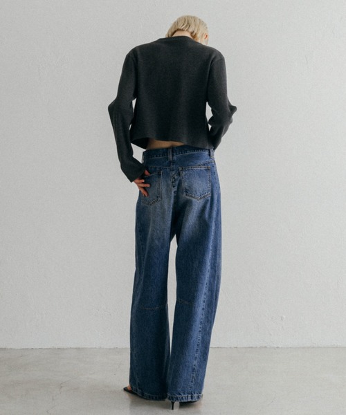 CREDONA（クレドナ）の「THERMAL HOOK CD/サーマルホックカーデ（カーディガン/ボレロ・レディース・アイボリー/グレー・FREE）」の13枚目の写真