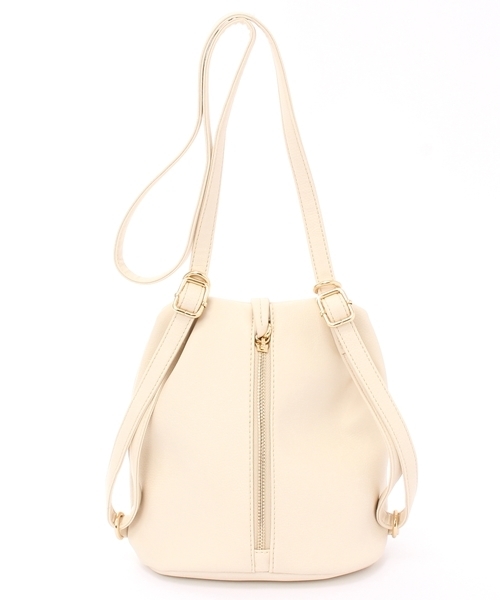 Chico（チコ）の「【who's who Chico】タック3WAYバッグ（ショルダーバッグ・レディース・アイボリー/ブラック/シルバー・FREE）」の8枚目の写真