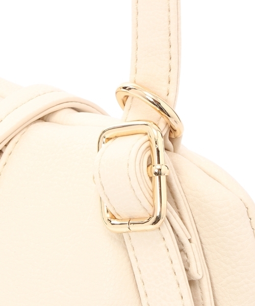 Chico（チコ）の「【who's who Chico】タック3WAYバッグ（ショルダーバッグ・レディース・アイボリー/ブラック/シルバー・FREE）」の10枚目の写真