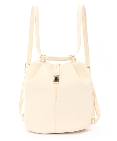 Chico（チコ）の「【who's who Chico】タック3WAYバッグ（ショルダーバッグ・レディース・アイボリー/ブラック/シルバー・FREE）」の12枚目の写真