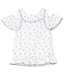 ANNA SUI mini | レイヤード風ペプラムTシャツ(Tシャツ/カットソー)
