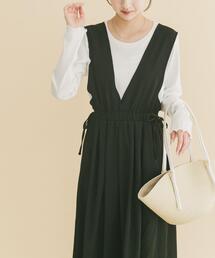 ITEMS URBANRESEARCH | ギャザージャンパースカート(ロングスリーブインナーセット)(ワンピース)