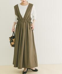 ITEMS URBANRESEARCH | ギャザージャンパースカート(ロングスリーブインナーセット)(ワンピース)