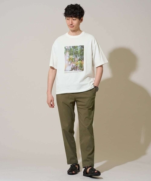 a.v.v(アーヴェヴェ)の「人気のベーシック【 WEB限定 】スーパーストレッチ セミワイドパンツ(シーズンレス)(その他パンツ・メンズ・カーキ/ブラック/グレー/ネイビー/ベージュ・46/48/50)」の9枚目の写真