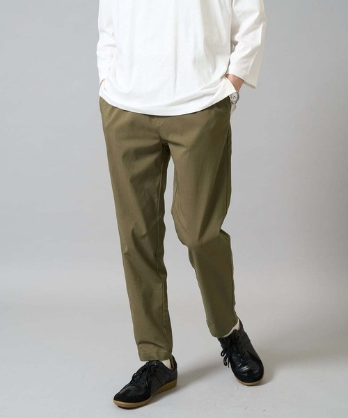 a.v.v(アーヴェヴェ)の「人気のベーシック【 WEB限定 】スーパーストレッチ セミワイドパンツ(シーズンレス)(その他パンツ・メンズ・カーキ/ブラック/グレー/ネイビー/ベージュ・46/48/50)」の11枚目の写真