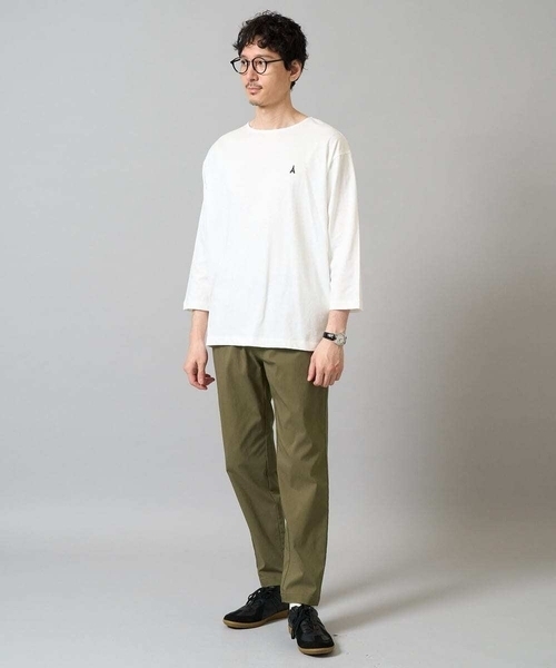 a.v.v(アーヴェヴェ)の「人気のベーシック【 WEB限定 】スーパーストレッチ セミワイドパンツ(シーズンレス)(その他パンツ・メンズ・カーキ/ブラック/グレー/ネイビー/ベージュ・46/48/50)」の12枚目の写真
