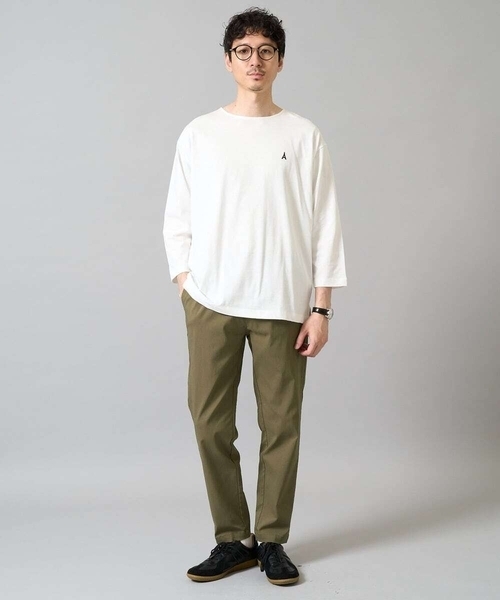a.v.v(アーヴェヴェ)の「人気のベーシック【 WEB限定 】スーパーストレッチ セミワイドパンツ(シーズンレス)(その他パンツ・メンズ・カーキ/ブラック/グレー/ネイビー/ベージュ・46/48/50)」の13枚目の写真