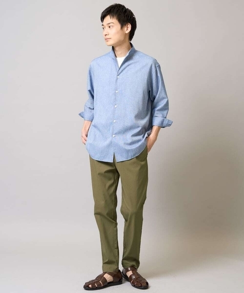 a.v.v(アーヴェヴェ)の「人気のベーシック【 WEB限定 】スーパーストレッチ セミワイドパンツ(シーズンレス)(その他パンツ・メンズ・カーキ/ブラック/グレー/ネイビー/ベージュ・46/48/50)」の14枚目の写真