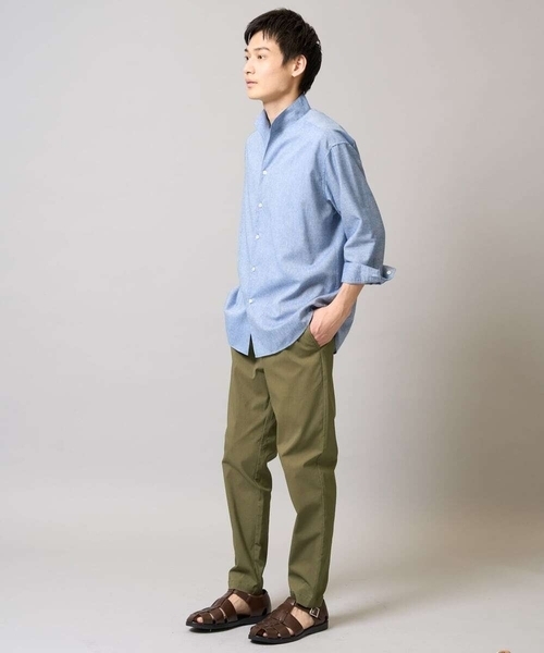 a.v.v(アーヴェヴェ)の「人気のベーシック【 WEB限定 】スーパーストレッチ セミワイドパンツ(シーズンレス)(その他パンツ・メンズ・カーキ/ブラック/グレー/ネイビー/ベージュ・46/48/50)」の15枚目の写真