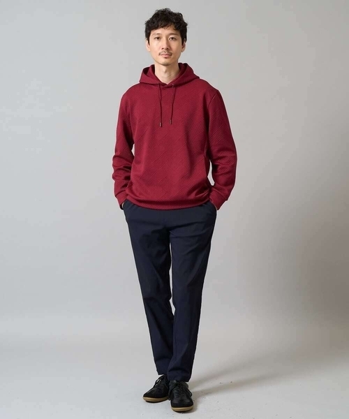 a.v.v(アーヴェヴェ)の「人気のベーシック【 WEB限定 】スーパーストレッチ セミワイドパンツ(シーズンレス)(その他パンツ・メンズ・カーキ/ブラック/グレー/ネイビー/ベージュ・46/48/50)」の18枚目の写真