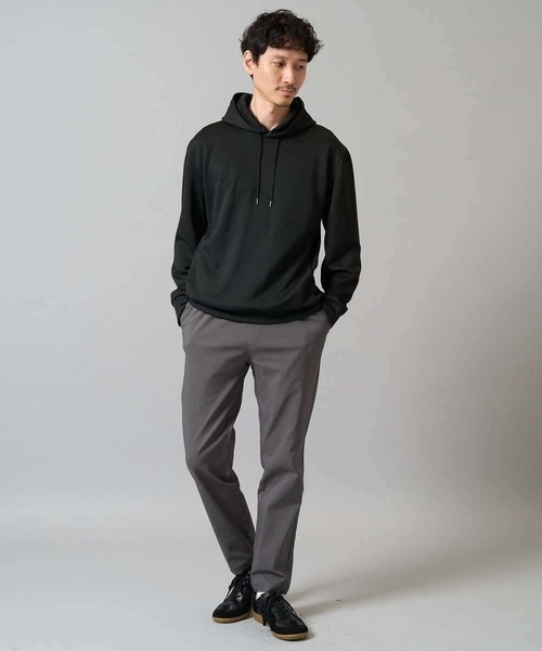 a.v.v(アーヴェヴェ)の「人気のベーシック【 WEB限定 】スーパーストレッチ セミワイドパンツ(シーズンレス)(その他パンツ・メンズ・カーキ/ブラック/グレー/ネイビー/ベージュ・46/48/50)」の22枚目の写真