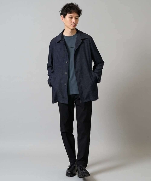a.v.v(アーヴェヴェ)の「人気のベーシック【 WEB限定 】スーパーストレッチ セミワイドパンツ(シーズンレス)(その他パンツ・メンズ・カーキ/ブラック/グレー/ネイビー/ベージュ・46/48/50)」の14枚目の写真
