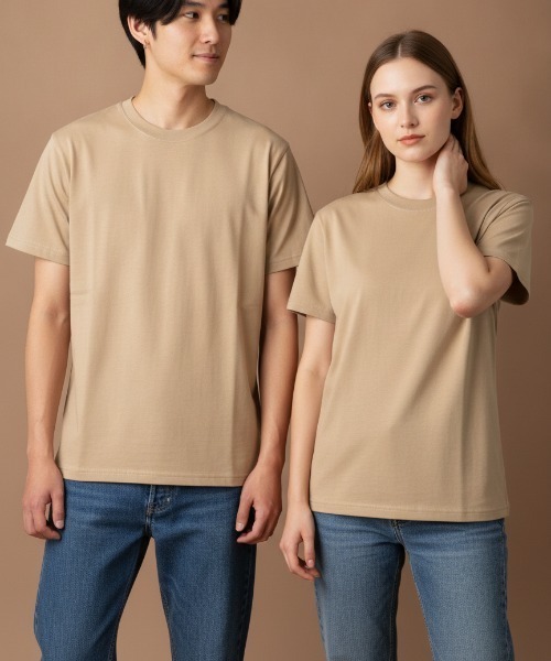 LIFEMAX(ライフマックス)の「【LIFEMAX/ライフマックス】10.2オンススーパーヘビーウェイトTシャツ/【肉厚・高級感・9色展開】厚手 無地 ビッグシルエット 全9色 ユニセックス(Tシャツ/カットソー・メンズ・ネイビー/パープル系その他/グレー系その他/グリーン系その他/チャコールグレー/ベージュ系その他/ブルー系その他/ホワイト/ブラック・SMALL/LARGE/MEDIUM/X-LARGE/XX-LARGE/XXX-LARGE)」の6枚目の写真