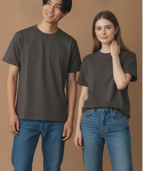 LIFEMAX(ライフマックス)の「【LIFEMAX/ライフマックス】10.2オンススーパーヘビーウェイトTシャツ/【肉厚・高級感・9色展開】厚手 無地 ビッグシルエット 全9色 ユニセックス(Tシャツ/カットソー・メンズ・ネイビー/パープル系その他/グレー系その他/グリーン系その他/チャコールグレー/ベージュ系その他/ブルー系その他/ホワイト/ブラック・SMALL/LARGE/MEDIUM/X-LARGE/XX-LARGE/XXX-LARGE)」の4枚目の写真