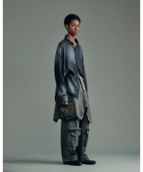 ADAM PATEK（アダムパテック）の「ADAMPATEK　grunge layered Cargo Pants レイヤードカーゴパンツ（カーゴパンツ・メンズ・カーキ・FREE）」の7枚目の写真