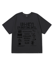 PDユヘイ 半袖Tシャツ チャコール
