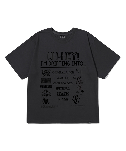 PEID(ペイド)の「PDユヘイ 半袖Tシャツ チャコール(Tシャツ/カットソー・レディース・チャコール・2/3/4/5/6/1)」の1枚目の写真