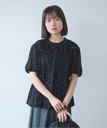 bulle de savon | mizutama 天竺 ギャザープルオーバー(Tシャツ/カットソー)