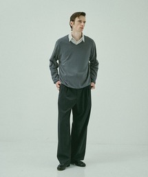STUDIOUS | 【STUDIOUS】Smooth Silky VneckKnit(ニット/セーター)