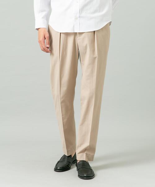 URBAN RESEARCH ROSSO MEN（アーバンリサーチロッソメン）の「『イージーケア』『XLサイズあり』ハイパフォーマンスリネンテーパードパンツ（その他パンツ・メンズ・カーキ/ブラック/ベージュ/ネイビー・X-LARGE/LARGE/MEDIUM/SMALL）」の2枚目の写真