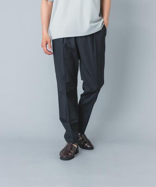 URBAN RESEARCH ROSSO MEN(アーバンリサーチロッソメン)の「『イージーケア』『XLサイズあり』ハイパフォーマンスリネンテーパードパンツ(スラックス・メンズ・カーキ/ブラック/ベージュ/ネイビー・X-LARGE/LARGE/MEDIUM/SMALL)」の9枚目の写真
