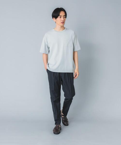 URBAN RESEARCH ROSSO MEN(アーバンリサーチロッソメン)の「『イージーケア』『XLサイズあり』ハイパフォーマンスリネンテーパードパンツ(スラックス・メンズ・カーキ/ブラック/ベージュ/ネイビー・X-LARGE/LARGE/MEDIUM/SMALL)」の13枚目の写真
