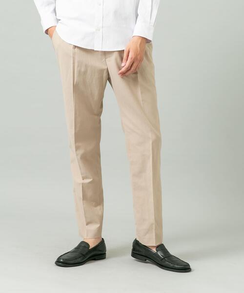 URBAN RESEARCH ROSSO MEN(アーバンリサーチロッソメン)の「『イージーケア』『XLサイズあり』ハイパフォーマンスリネンテーパードパンツ(スラックス・メンズ・カーキ/ブラック/ベージュ/ネイビー・X-LARGE/LARGE/MEDIUM/SMALL)」の18枚目の写真