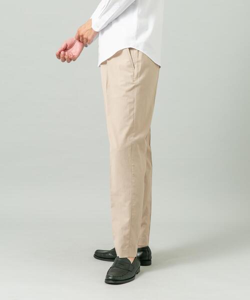 URBAN RESEARCH ROSSO MEN(アーバンリサーチロッソメン)の「『イージーケア』『XLサイズあり』ハイパフォーマンスリネンテーパードパンツ(スラックス・メンズ・カーキ/ブラック/ベージュ/ネイビー・X-LARGE/LARGE/MEDIUM/SMALL)」の21枚目の写真